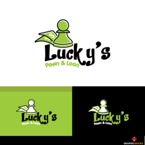 Lucky's  Pawn & Loan  | Logo-Design von Graphic Bricks