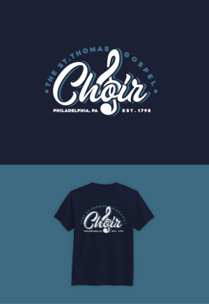 The St.Thomas Gospel Choir Philadelphia, PA  | T-shirt Design by pecgi