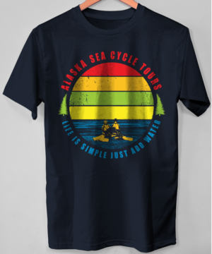 T-shirt Design by O_O DyNiC O_O for Alaska Sea Cycle Tours | Design #18407628