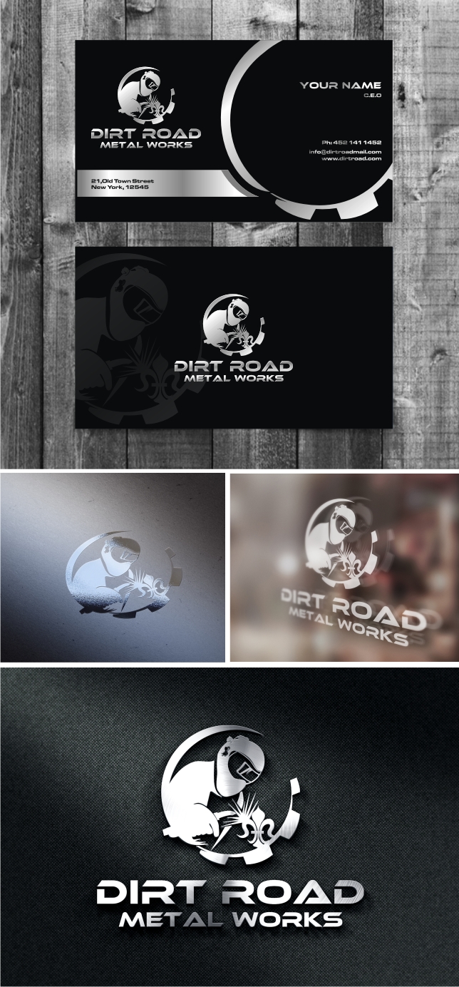 Logo-Design von Soul Light für Dirt Road Metal Works | Design #18481419