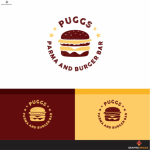 Puggs - Main Heading      Parma and Burger Bar (under/over) | Logo-Design von Graphic Bricks