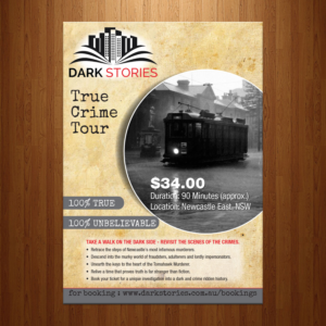 Poster-Design von theblueart für Dark Stories Pty Ltd | Design #18438474