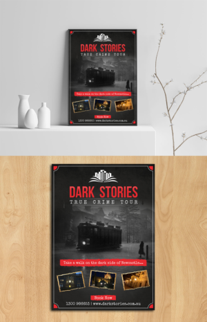 Poster-Design von ecorokerz für Dark Stories Pty Ltd | Design #18457774