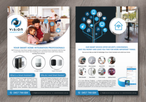 Vision Immersion is a Smart Device integration/installation business | Flyer Design by alex989