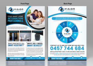 Vision Immersion is a Smart Device integration/installation business | Flyer Design by SAI DESIGNS