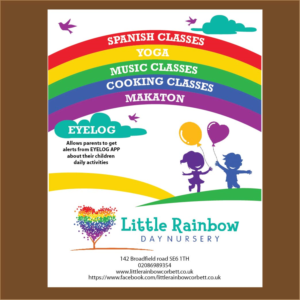 Little Rainbow day Nursery flyer | Flyer Design by 75-R-P-Z