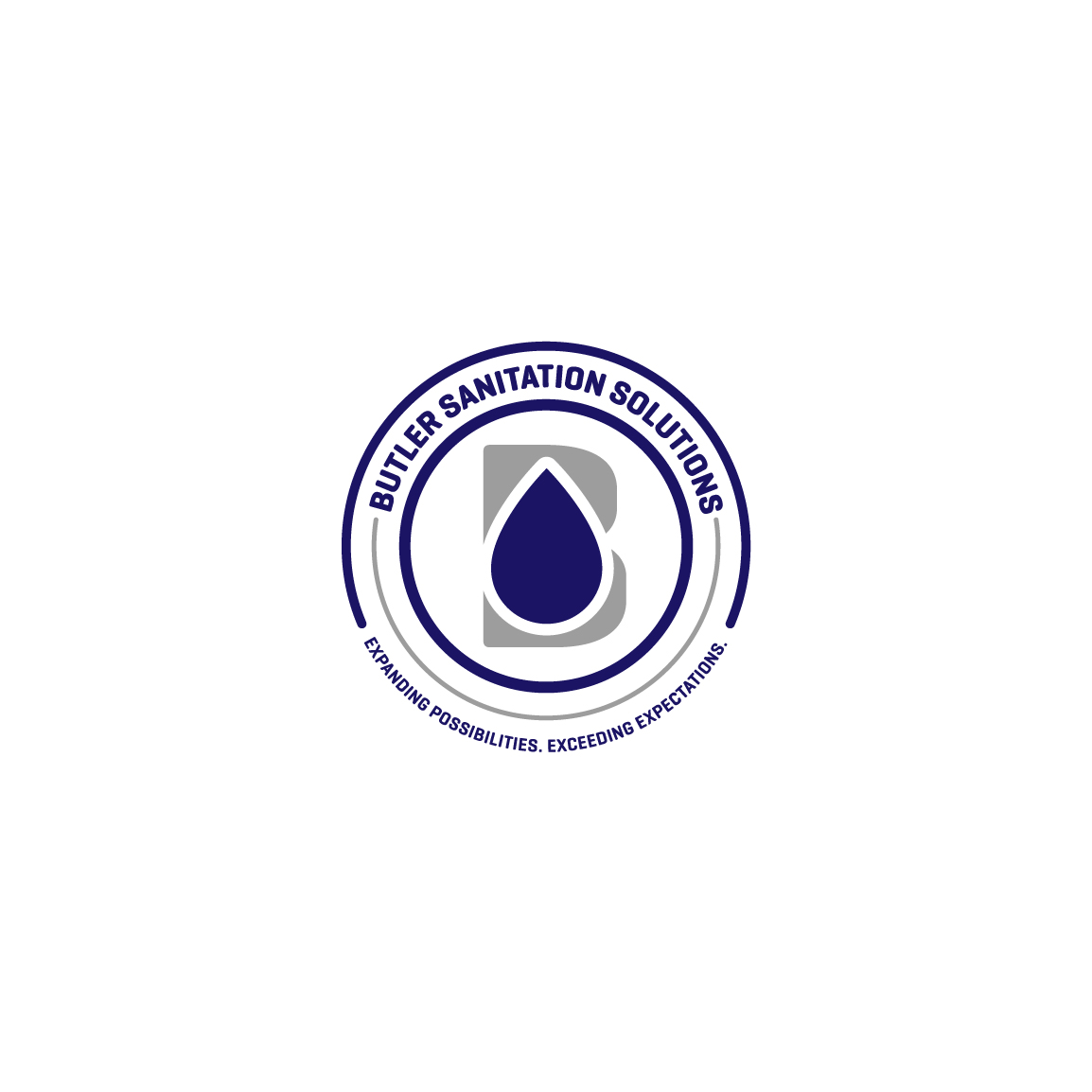 Logo Design by Fanol Ademi for Butler Sanitation Solutions | Design #18469162