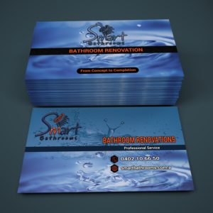 Business Card Design by Jarrin for Smart Bathrooms | Design #18475855