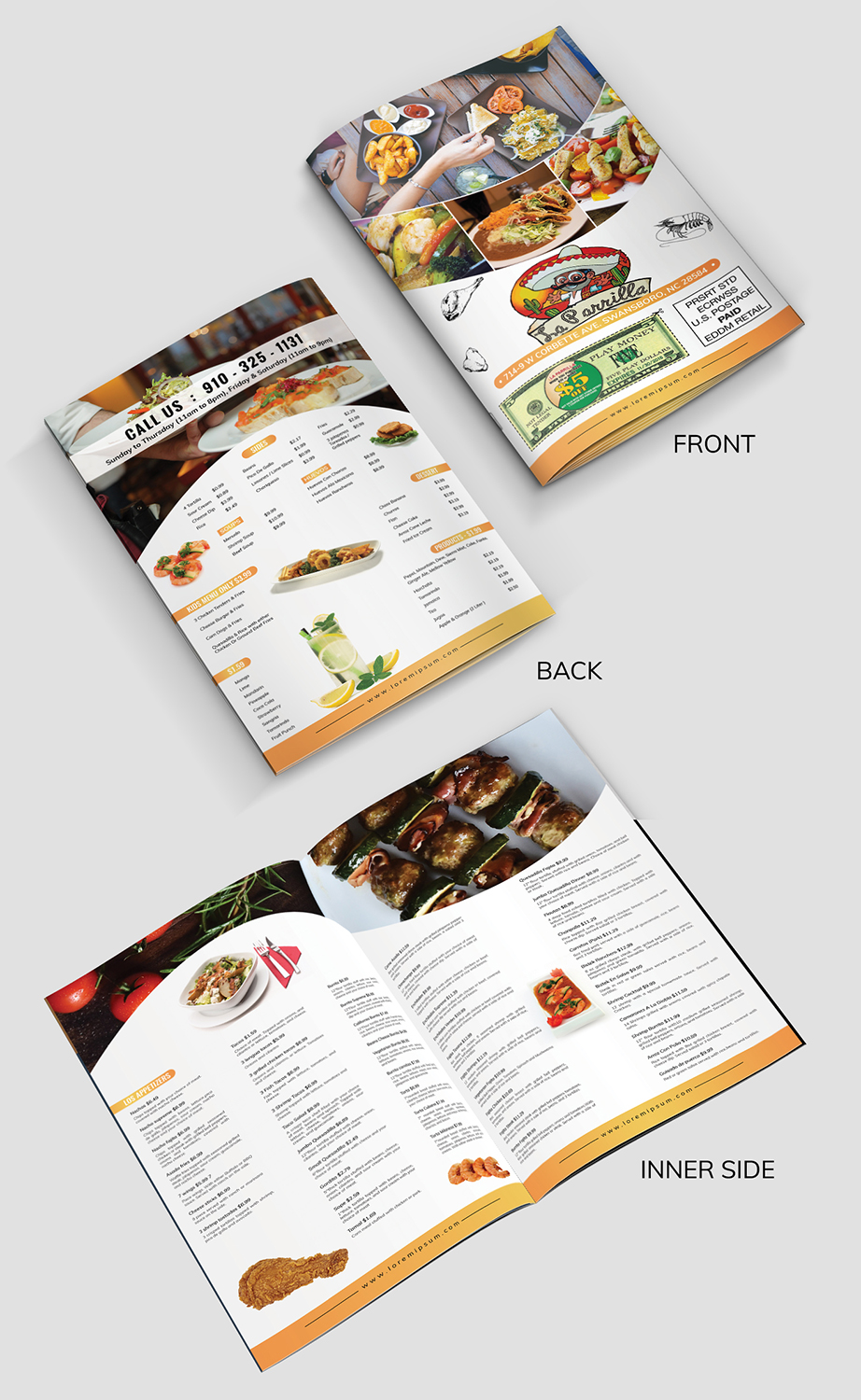 Menu Design by SAI DESIGNS for this project | Design #18516479