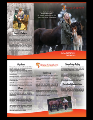 Horse Shepherd Veterinary Practice including Mums4Bubs | Flyer Design by NILDesigns