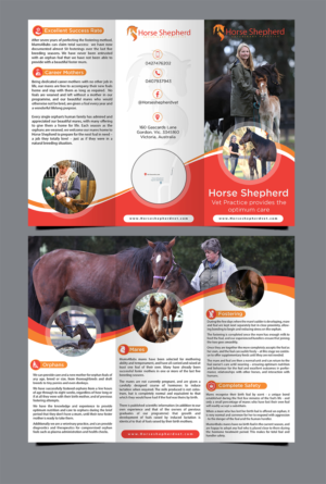 Horse Shepherd Veterinary Practice including Mums4Bubs | Flyer Design by Schöpfer