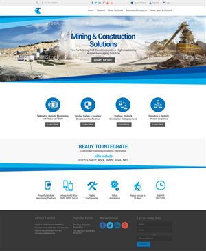 Template design for micro site for a corporate-branded mobile software product | Web-Design von TechWise