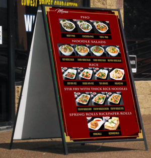 Menu Board | Poster-Design von NILDesigns