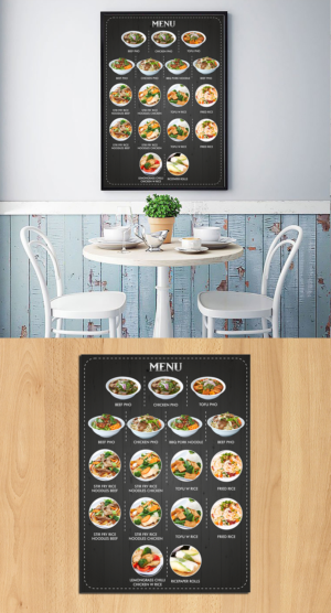 Menu Board | Poster-Design von ecorokerz