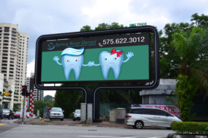 Billboard design for dentist that sees only children | Graphic Design by Maestroto