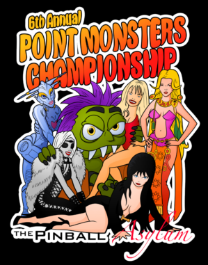 The Pinball Asylum 6th Annual Point Monsters T-Shirt Design | T-Shirt-Design von kaiser77