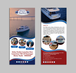 Flyer Design by ecorokerz for Zolna Yachts | Design #18523137