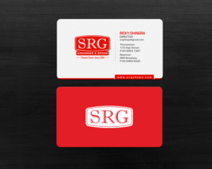 Need Business Card for our Indian Grocery Store | Business Card Design by chandrayaan.creative