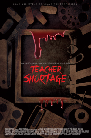 Movie Poster for Teacher/School themed 80's Style Horror/Slasher Film | Poster Design by katrina