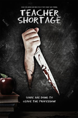 Movie Poster for Teacher/School themed 80's Style Horror/Slasher Film | Poster Design by OzgurCapci