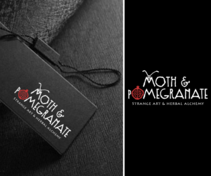 Moth & Pomegranate       { Strange Art and Herbal Alchemy} -tag line | Logo Design by Bittersweet