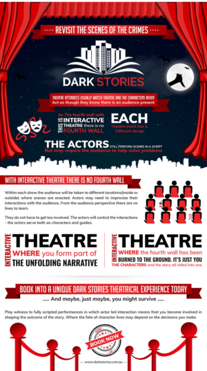 Infografik-Design von SAI DESIGNS für Dark Stories Pty Ltd | Design: #18558160