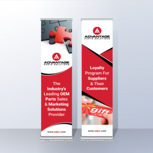 Advantage Trade Show Banners | Schilder-Design von mmmarif1982