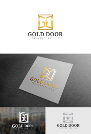 Gold Door Properties LLC | Logo Design by Paperfox Designs