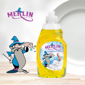 Merlin Brand Household Liquids | Verpackungs-Design von Nuepine Designs