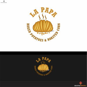 La Papa: Baked Potatoes & Roasted Corn | Logo-Design von Graphic Bricks