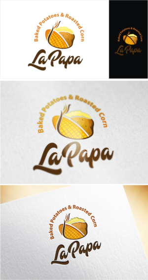 La Papa: Baked Potatoes & Roasted Corn | Logo-Design von Soul Light