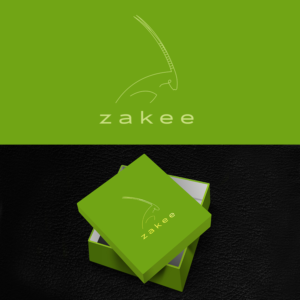 zakee in lower case | Logo Design by Nuepine Designs