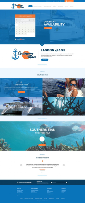 Anchor Charters.     Explore the Whitsundays     We Dare You | Web Design by v.senthil-designer