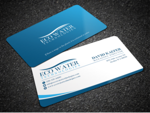 Eco Water Technologies Corp Business Cards | Business Card Design by Sandaruwan