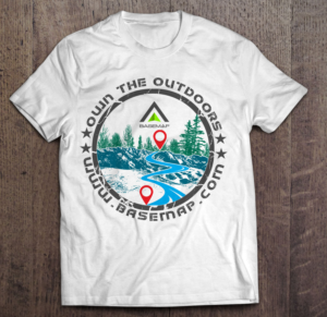 Mapping App Company needs T-Shirt Designs for outfoors people | T-shirt Design by creative gravity