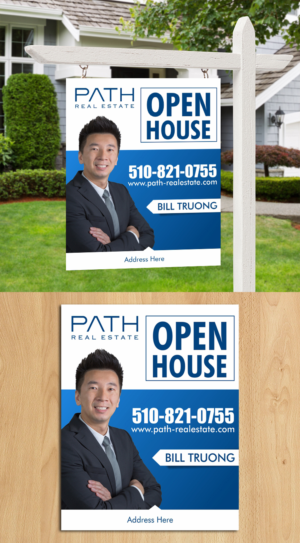 Real Estate Open House A Frame Sign | Poster-Design von ecorokerz