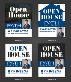 Real Estate Open House A Frame Sign | Poster-Design von ARTOGRAPHY