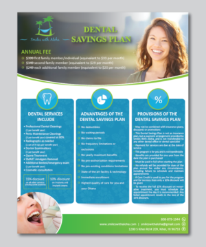 Dental Savings Plan - Jonathan Thomas DDS | Flyer Design by alex989