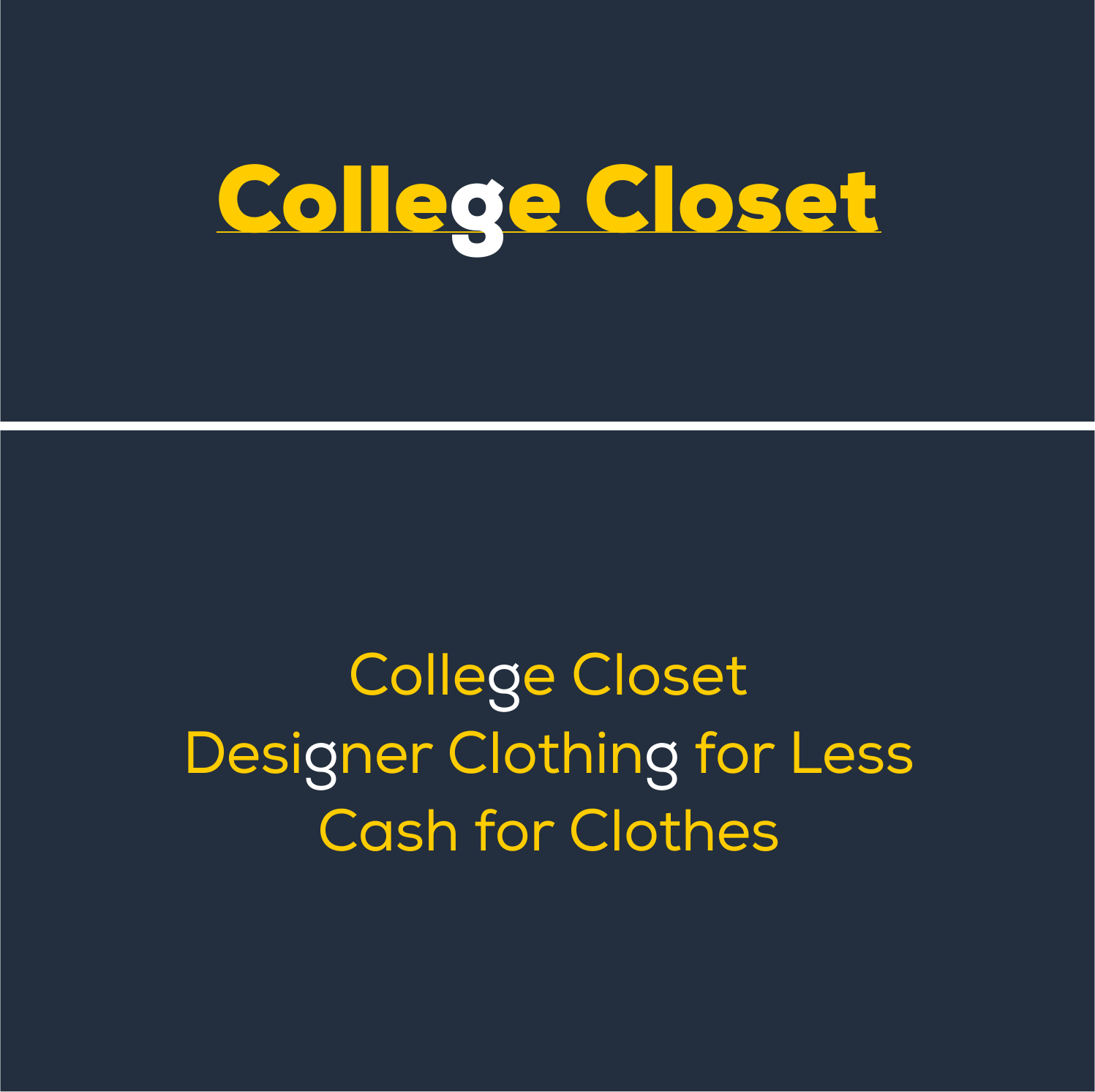 Logo Design by Santycreative for College Closet | Design #18697429