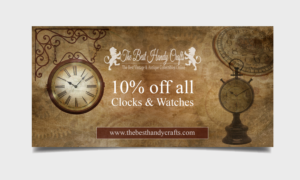 Vintage themed home decor Shopify store needs sales promotion banner ads | Banner Ad Design by alex989