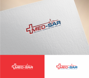 MED-SAR               Search , Rescue and Relief  | Logo Design by MKR