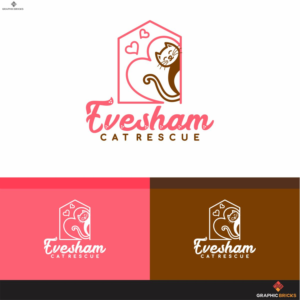 Evesham Cat Rescue | Logo-Design von Graphic Bricks