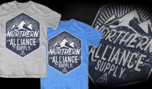 Outdoor Sports Apparel Company (Northern Alliance Supply) | T-shirt Design by Mayonpx