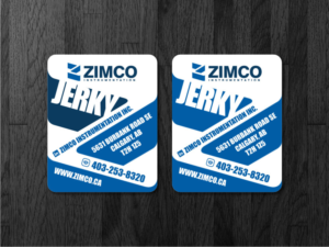 Zimco Instrumentation Inc. Beef Jerky Label | Grafik-Design von Atvento Graphics