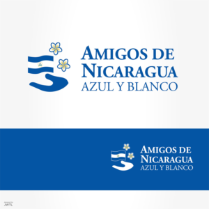 Amigos de Nicaragua, Azul y Blanco | Logo-Design von JWTL