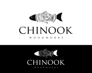 Chinook Woodworks | Logo Design by Riz'