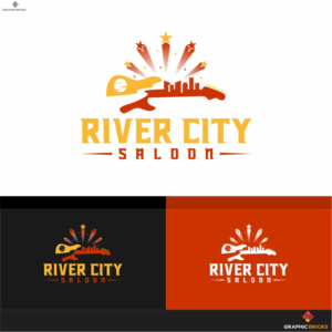 River City Saloon | Logo Design by Graphic Bricks