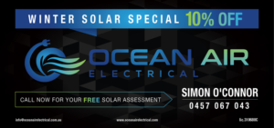 Ocean Air Electical winter special | Advertisement Design by apolgv