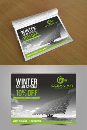 Ocean Air Electical winter special | Advertisement Design by ecorokerz