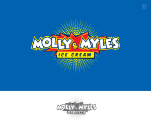 Molly & Myles Ice Cream | Logo Design by D_Mantra